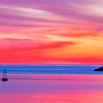 Coucher de soleil sur un bateau avec skipper